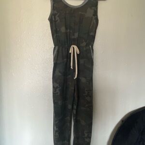 Camo Sleeveless Jumpsuit